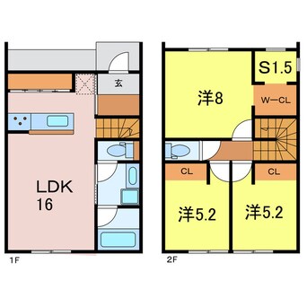 間取図 コロニーK　3