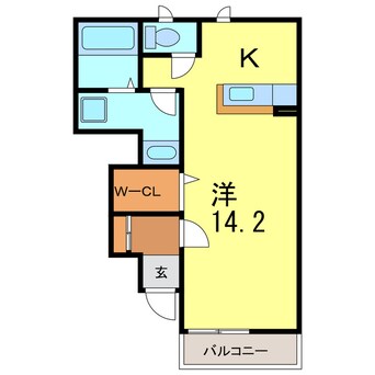 間取図 Queens Court