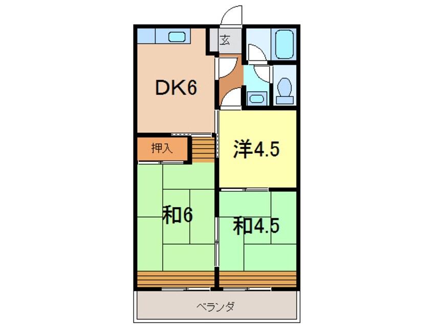 間取図 エクセルミキ