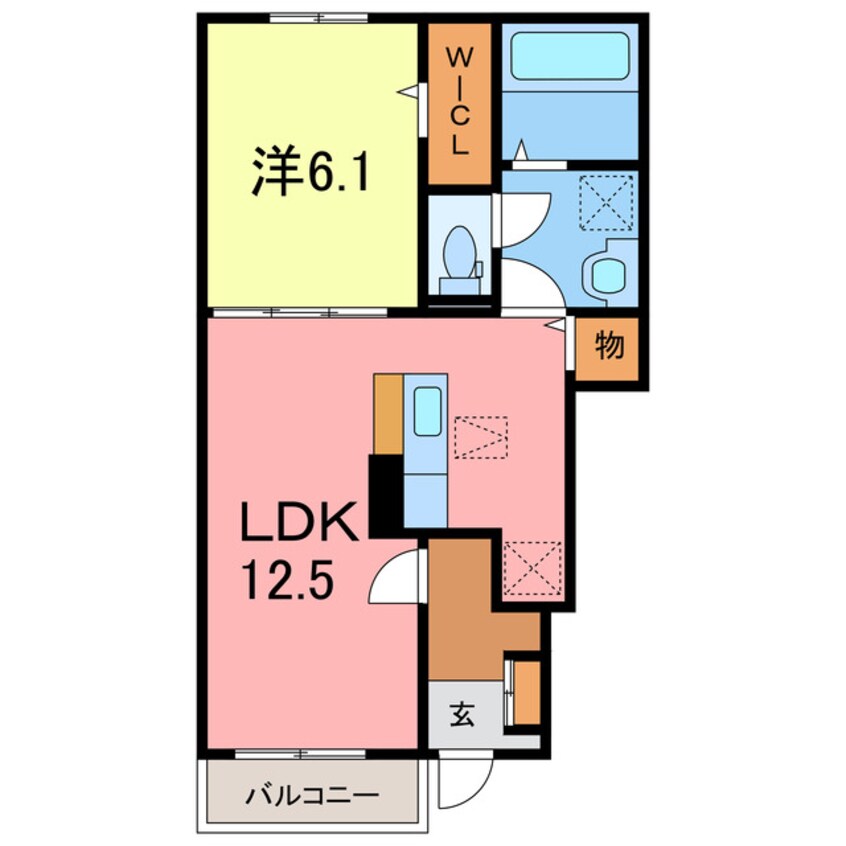 間取図 エスポワール中園