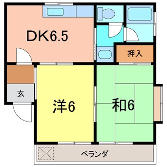 間取図 ハイツ桜雅Ｃ