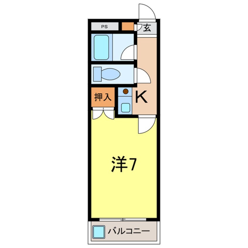 間取図 テルミーヌ・シャンブル