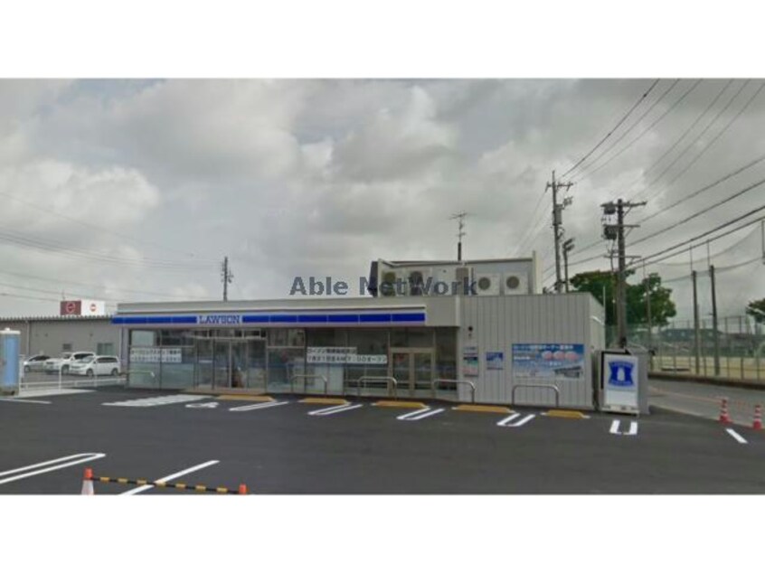 ローソン岡崎舳越町店(コンビニ)まで321m バーシア郷前Ａ