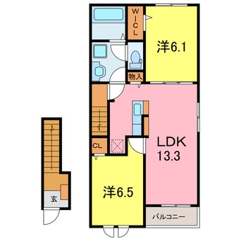 間取図 グランソレイユ城山