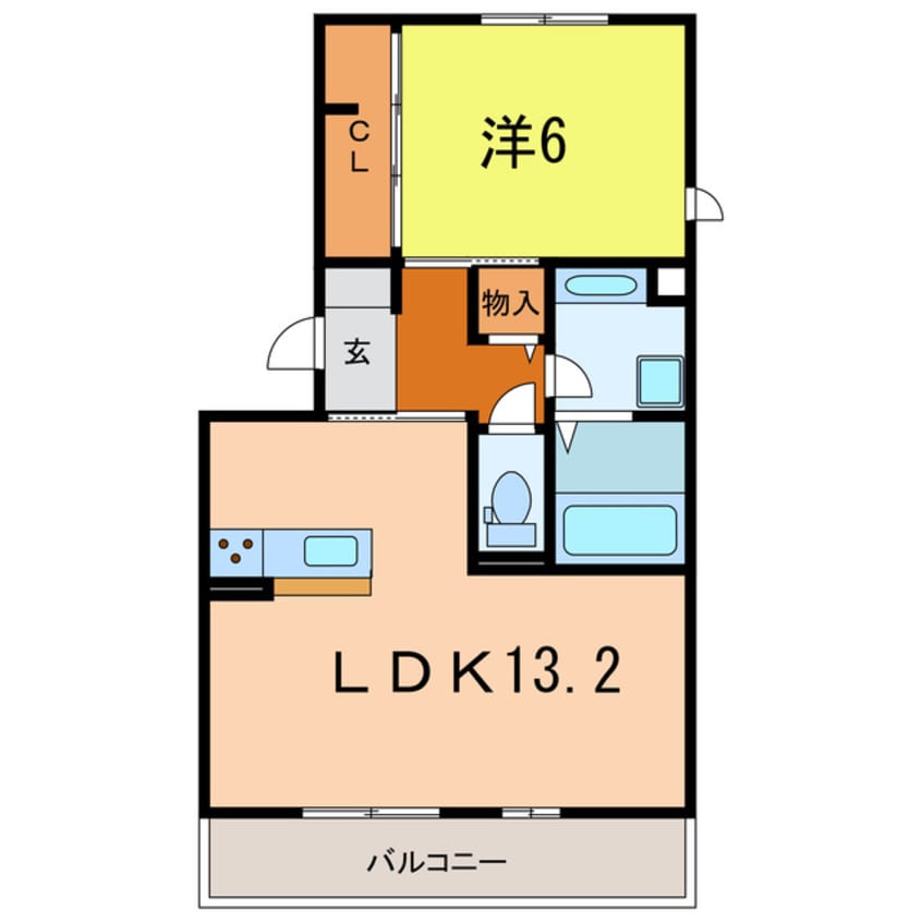 間取図 シエルブルー