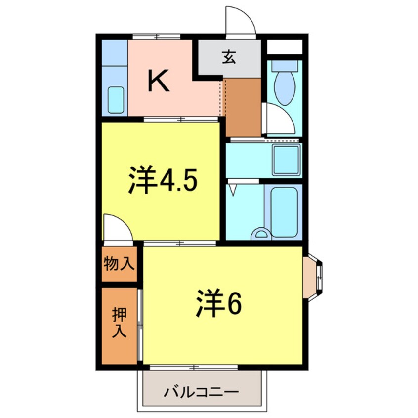 間取図 フェイスきたの
