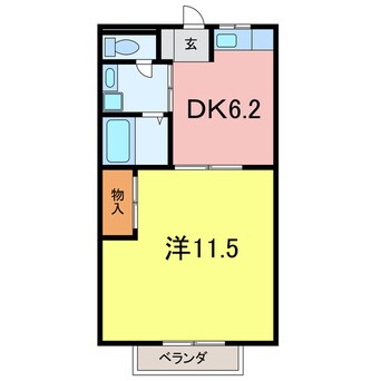 間取図 ハイツコトブキ
