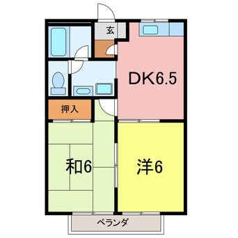 間取図 ハイツコトブキ