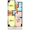 パローレ20 2LDKの間取り