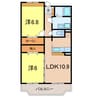 ロベリア 2LDKの間取り