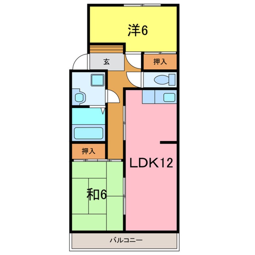 間取図 竹中マンション