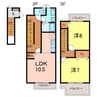 ａｒｅ－ｃｎ－ｃｉｅｌ 2LDKの間取り