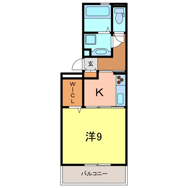 間取り図 フローラ島間