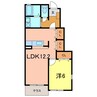 シェーネ横枕A 1LDKの間取り