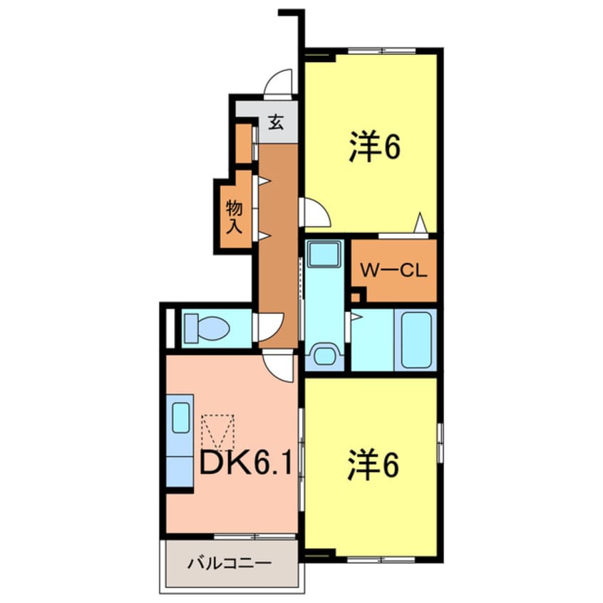 間取図 アンジュ
