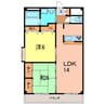 和泉乃郷参番館 2LDKの間取り