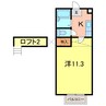 ＭＡＧＮＯＬＩＡ　ＨＯＵＳＥ 1Kの間取り