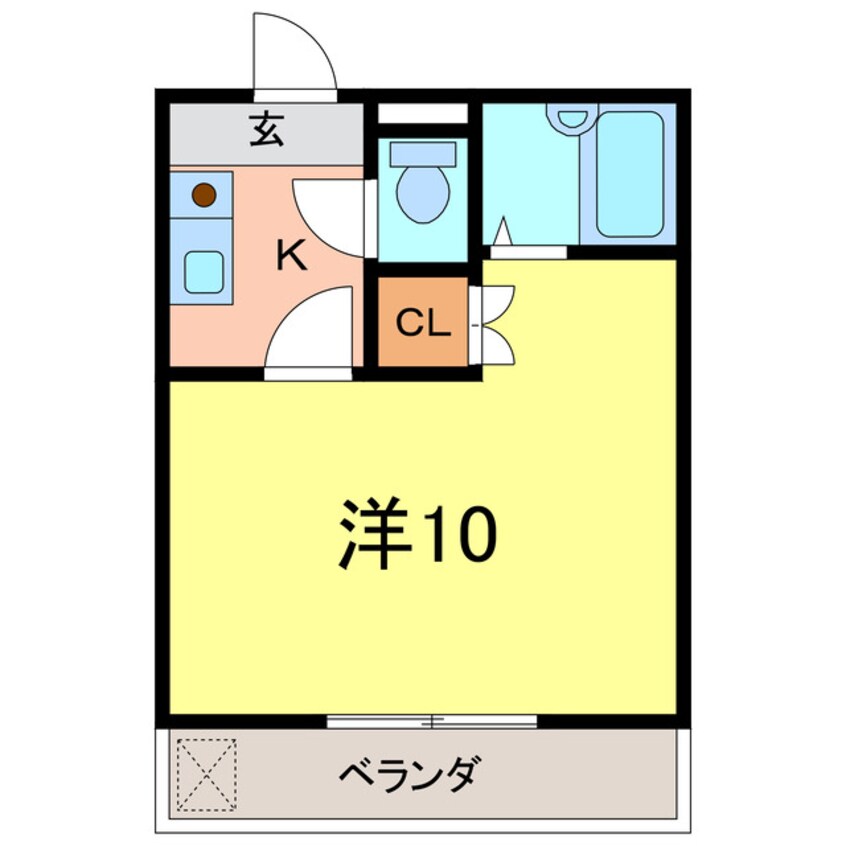 間取図 コーポイーストＣ棟