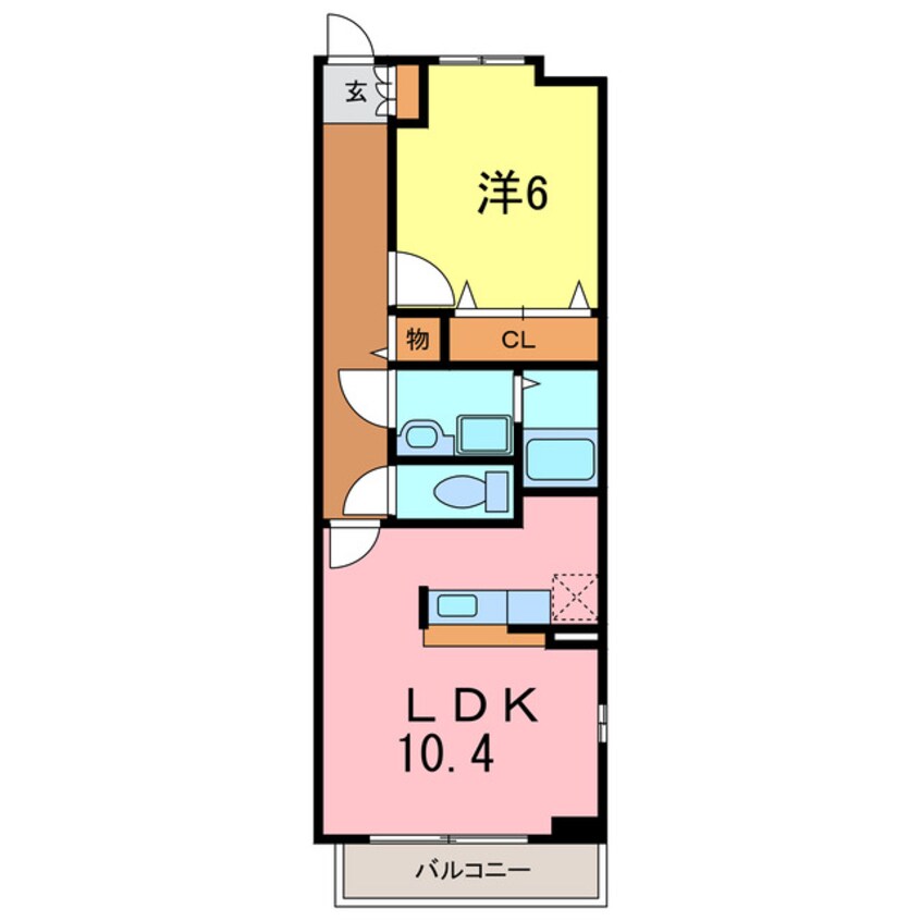 間取図 アルカンシェル森東