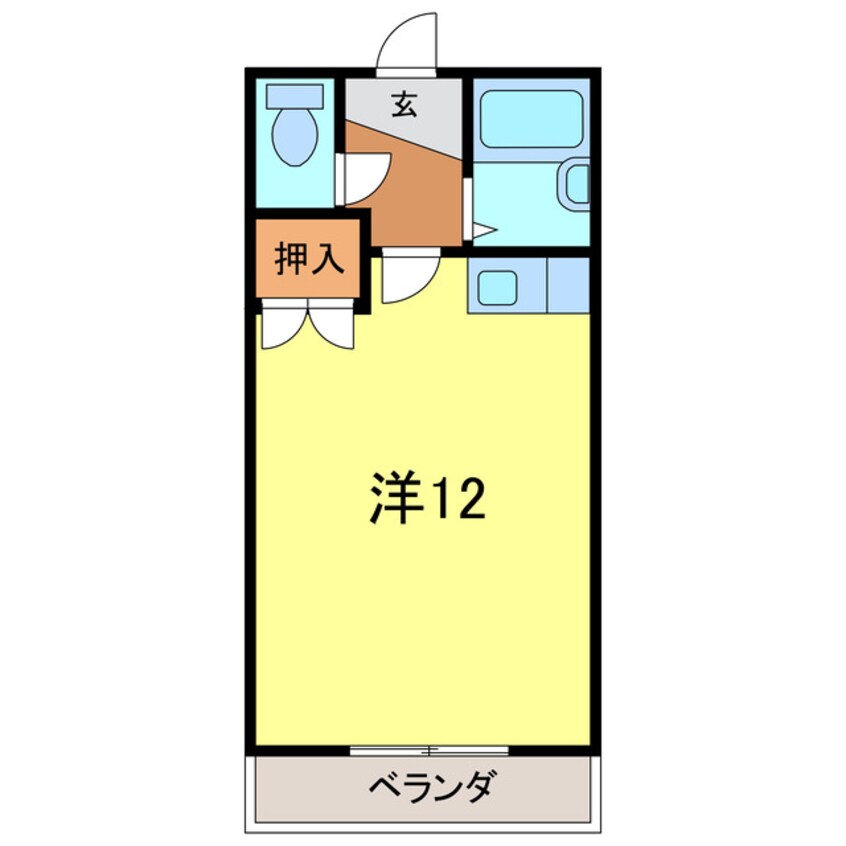 間取図 ひまわりハイツ