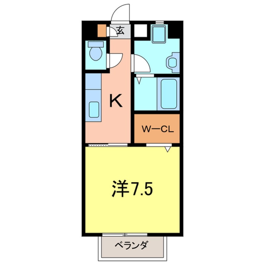 間取図 クレアＫ＆Ｋ