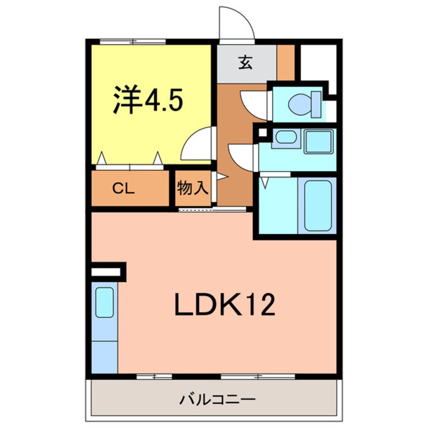 間取図 セジュール一ツ木