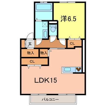 間取図 CAPE HILLS Ⅱ