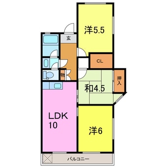 間取図 野添マンションひろみ