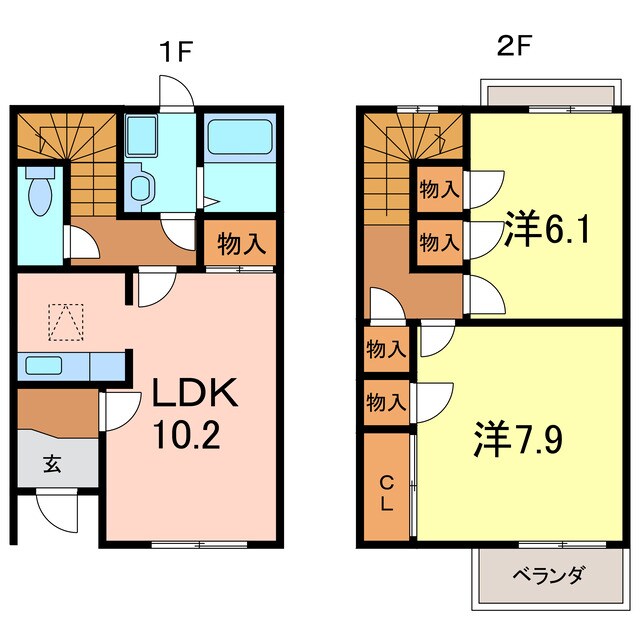 間取り図 ブランシェ青木