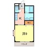 アーバンコート志貴崎 1Kの間取り