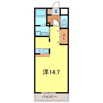 間取図 グラソル逢妻