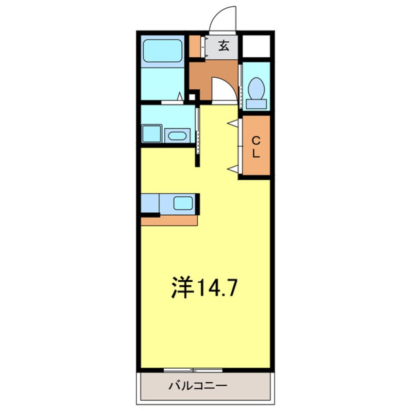 間取図 グラソル逢妻