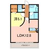 ガーデンコート　HISOKO 1LDKの間取り