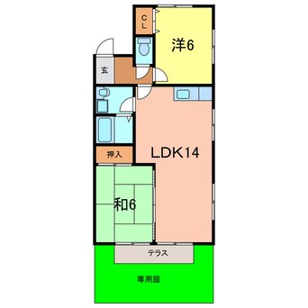 間取図 ラ・ベル・エキップ