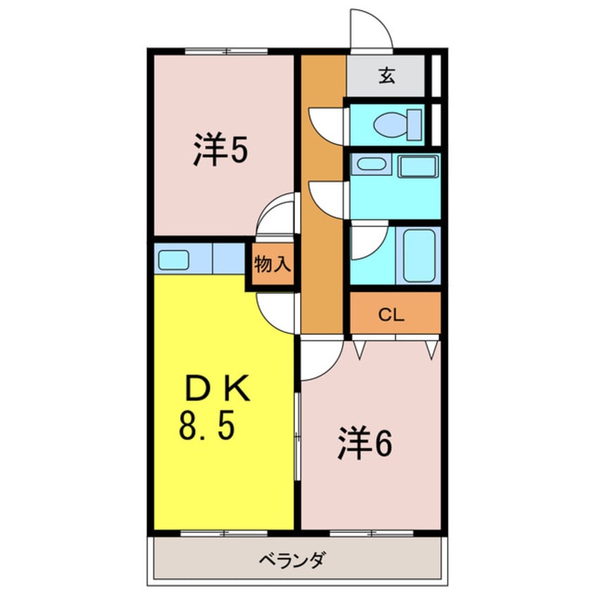 間取図 レジデンス東刈谷