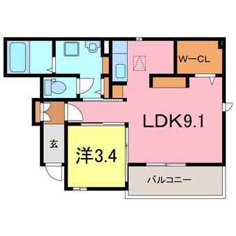 間取図 フェリス