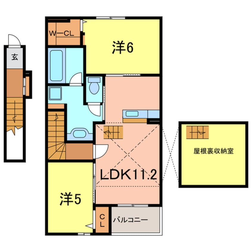 間取図 ベルドゥアンジュ