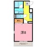 イリゼ 1Kの間取り