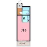 ピュアプレイス 1Rの間取り