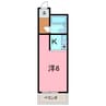 ピュアプレイス 1Rの間取り