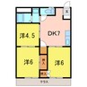 パークハイツ 3DKの間取り
