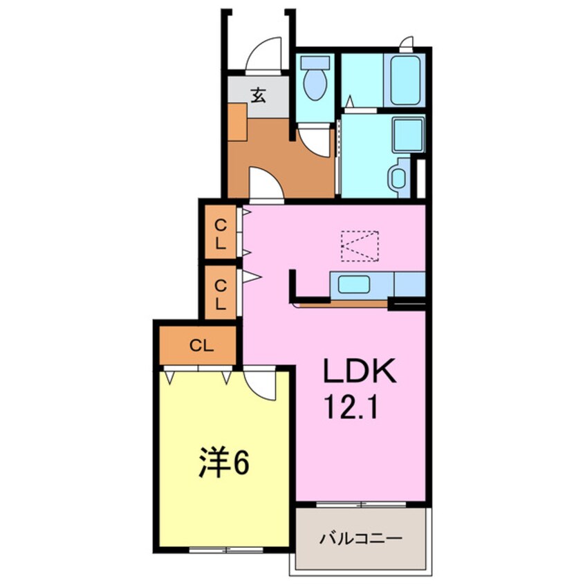 間取図 メゾン・ド・フレーシュⅡ