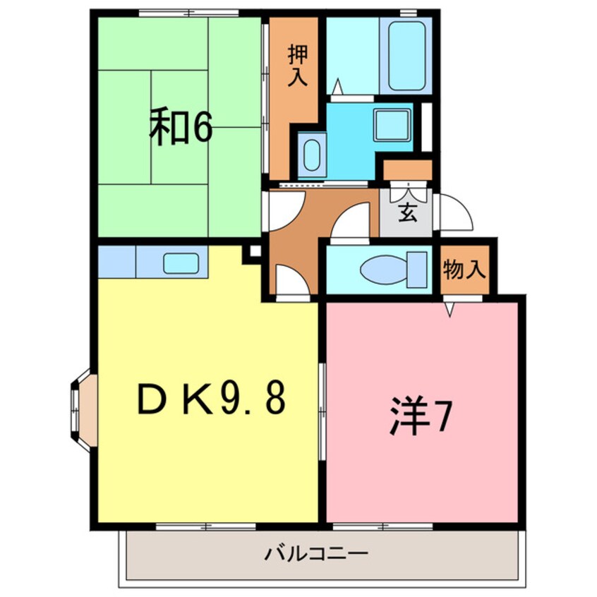 間取図 サンビレッジ上郷Ｃ棟