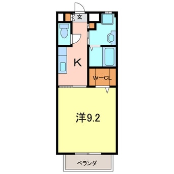 間取図 コーポサクラ