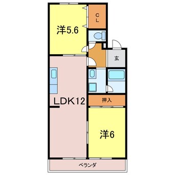 間取図 アビテ八ッ田