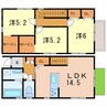 安城市桜井町戸建賃貸A棟 3LDKの間取り
