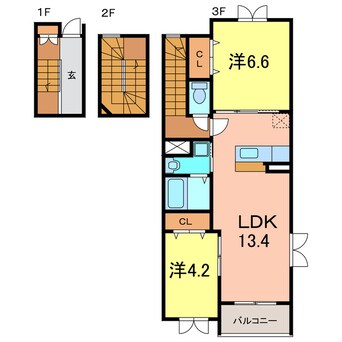 間取図 フォルシュⅢ