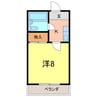 フェスタ東山 1Kの間取り