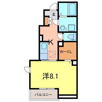 間取図 グランメゾン一ツ木Ⅰ