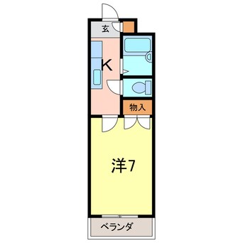 間取図 レークハヤⅠ